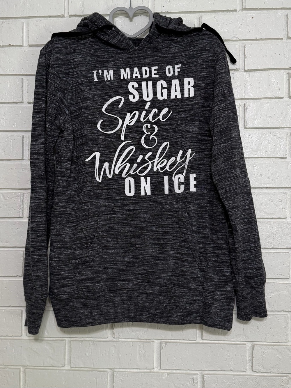 Cotton Heritage Sugar Spice Whiskey Graphic Hoodie Women’s Medium